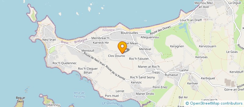 localisation de l'entreprise CTRE COM ACTION SOCIALE DE KERLOUAN  KERLOUAN