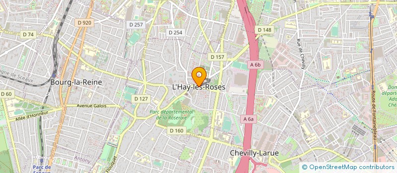 localisation de l'entreprise CTRE COM ACTION SOCIALE DE L HAY LES ROS à L'HAY-LES-ROSES
