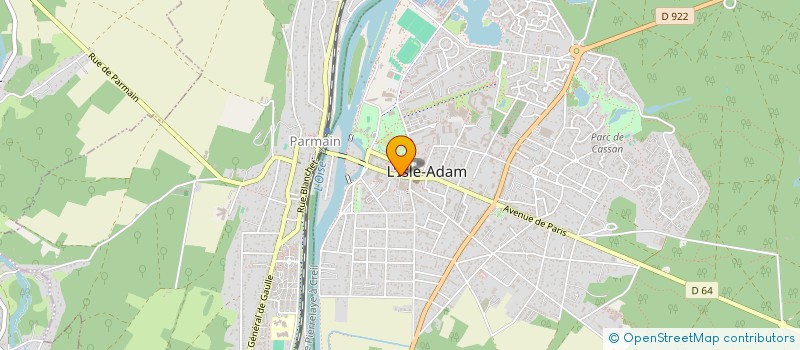 localisation de l'entreprise CTRE COM ACTION SOCIALE DE L'ISLE ADAM à L'ISLE-ADAM