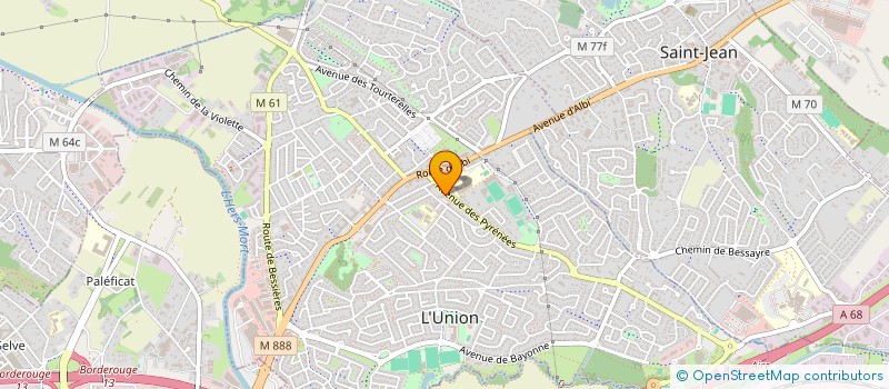 localisation de l'entreprise CTRE COM ACTION SOCIALE DE L'UNION à L'UNION
