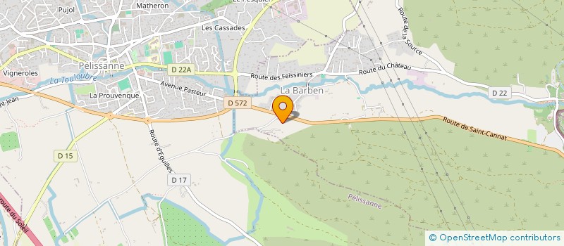 localisation de l'entreprise CTRE COM ACTION SOCIALE DE LA BARBEN à LA BARBEN