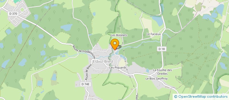 localisation de l'entreprise CTRE COM ACTION SOCIALE DE LA BRUYERE  LA BRUYERE