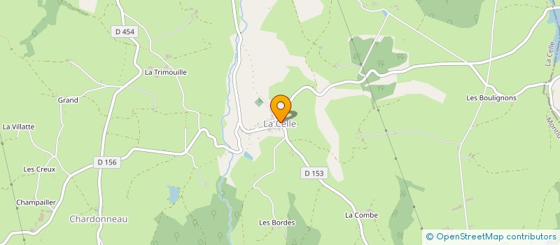localisation de l'entreprise CTRE COM ACTION SOCIALE DE LA CELLE à LA CELLE