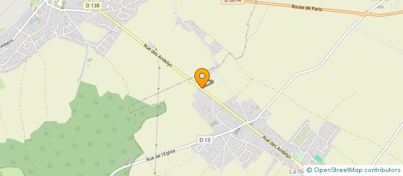 localisation de l'entreprise CTRE COM ACTION SOCIALE DE LA NEUVILLE  LA NEUVILLE-CHANT-D'OISEL