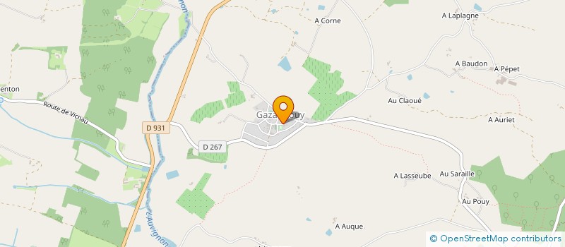 localisation de l'entreprise CTRE COM ACTION SOCIALE DE LA ROMIEU à LA ROMIEU