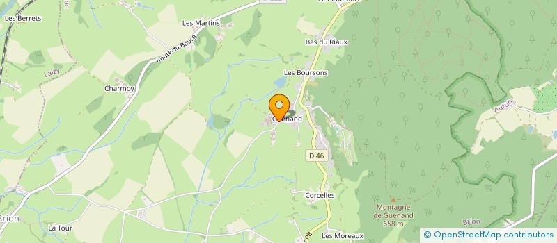 localisation de l'entreprise CTRE COM ACTION SOCIALE DE LA TAGNIERE  LA TAGNIERE