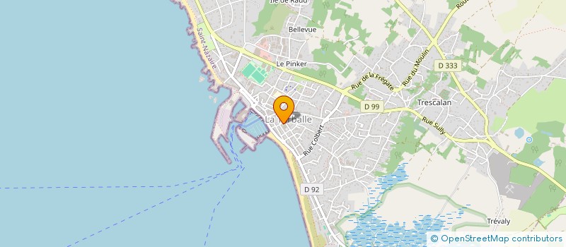 localisation de l'entreprise CTRE COM ACTION SOCIALE DE LA TURBALLE à LA TURBALLE