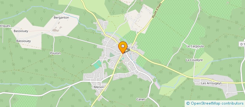 localisation de l'entreprise CTRE COM ACTION SOCIALE DE LANDIRAS à LANDIRAS