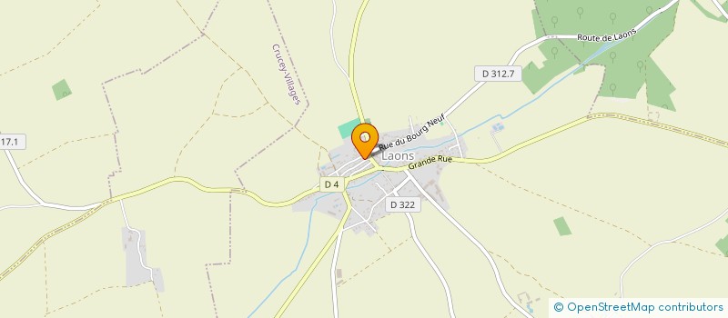 localisation de l'entreprise CTRE COM ACTION SOCIALE DE LAONS à LAONS