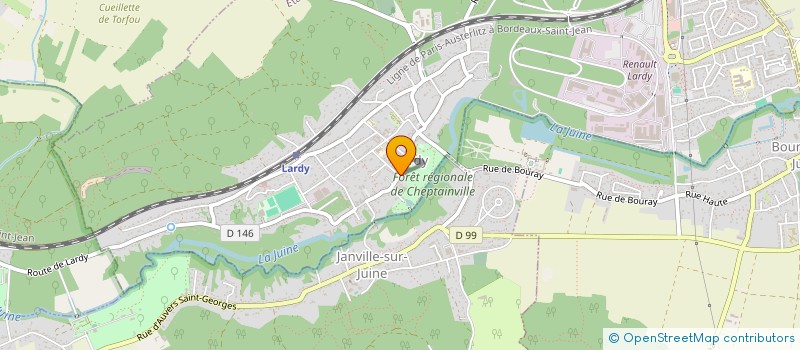 localisation de l'entreprise CTRE COM ACTION SOCIALE DE LARDY à LARDY