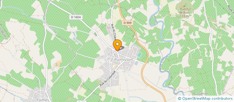 localisation de l'entreprise CTRE COM ACTION SOCIALE DE LAURENS à LAURENS