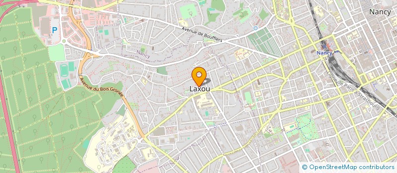localisation de l'entreprise CTRE COM ACTION SOCIALE DE LAXOU à LAXOU
