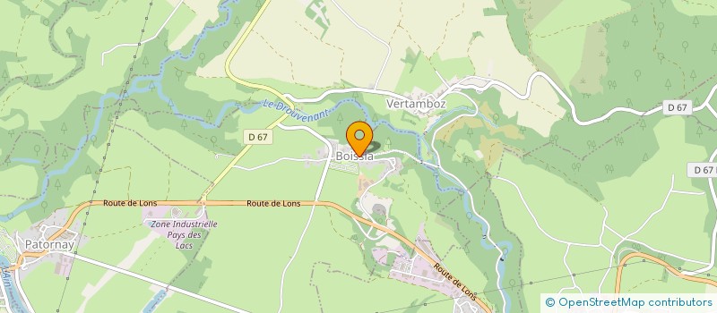 localisation de l'entreprise CTRE COM ACTION SOCIALE DE LE FRASNOIS  LE FRASNOIS