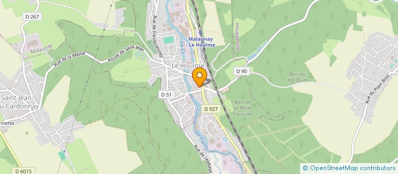 localisation de l'entreprise CTRE COM ACTION SOCIALE DE LE HOULME à LE HOULME