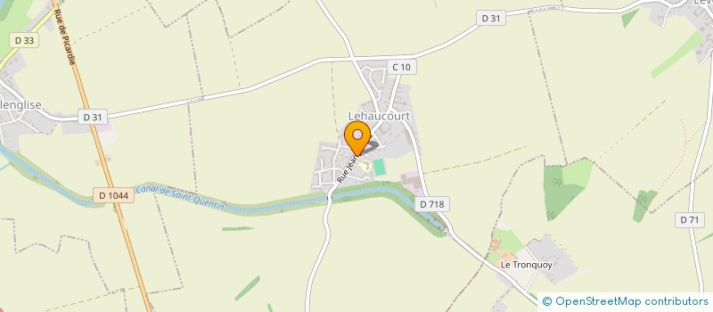 localisation de l'entreprise CTRE COM ACTION SOCIALE DE LEHAUCOURT  LEHAUCOURT