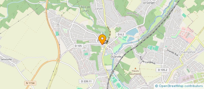 localisation de l'entreprise CTRE COM ACTION SOCIALE DE LEVES à LEVES