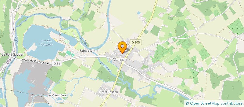 localisation de l'entreprise CTRE COM ACTION SOCIALE DE LHOMME  LHOMME