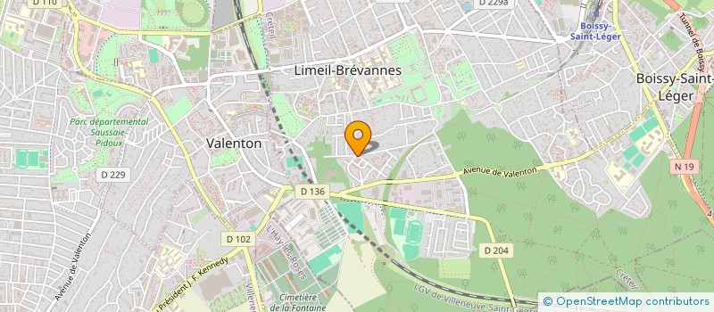 localisation de l'entreprise CTRE COM ACTION SOCIALE DE LIMEIL BREVAN à LIMEIL-BREVANNES