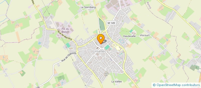 localisation de l'entreprise CTRE COM ACTION SOCIALE DE LINSELLES à LINSELLES