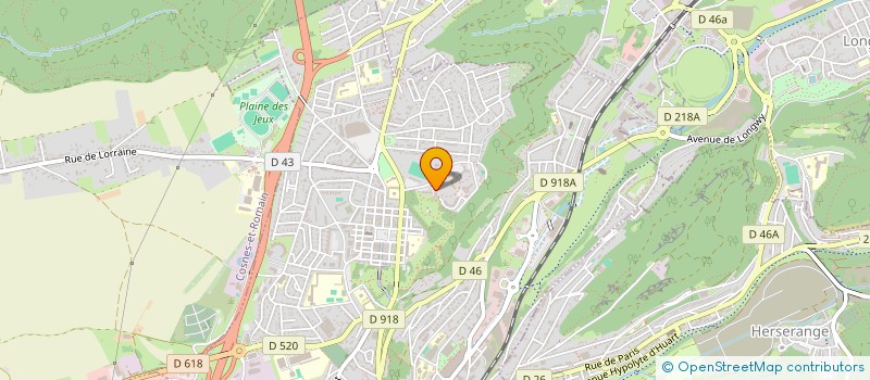 localisation de l'entreprise CTRE COM ACTION SOCIALE DE LONGWY à LONGWY
