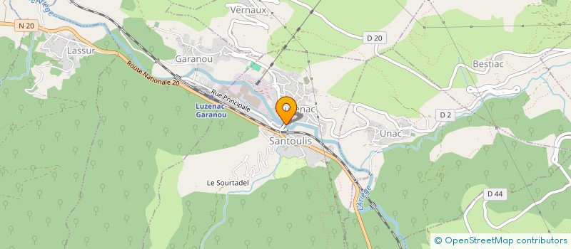 localisation de l'entreprise CTRE COM ACTION SOCIALE DE LORDAT à LORDAT