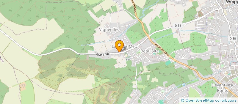 localisation de l'entreprise CTRE COM ACTION SOCIALE DE LORRY LES MET  LORRY-LES-METZ