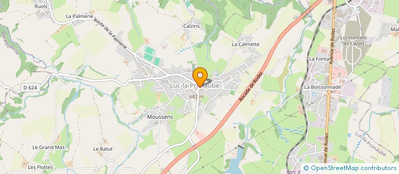 localisation de l'entreprise CTRE COM ACTION SOCIALE DE LUC à LUC-LA-PRIMAUBE