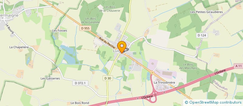localisation de l'entreprise CTRE COM ACTION SOCIALE DE LUIGNY à LUIGNY