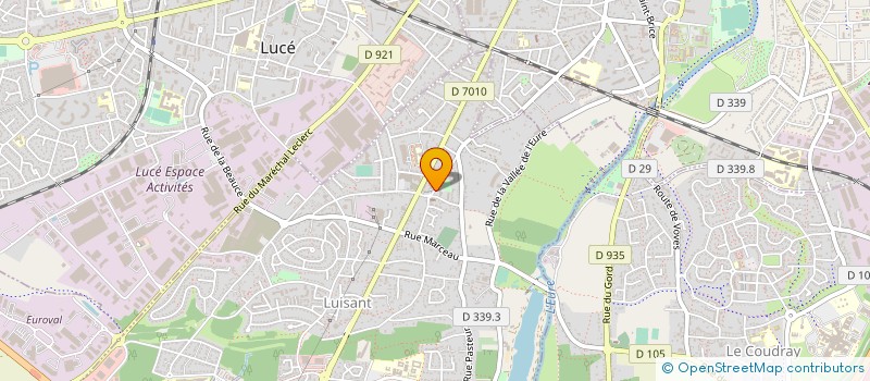 localisation de l'entreprise CTRE COM ACTION SOCIALE DE LUISANT à LUISANT