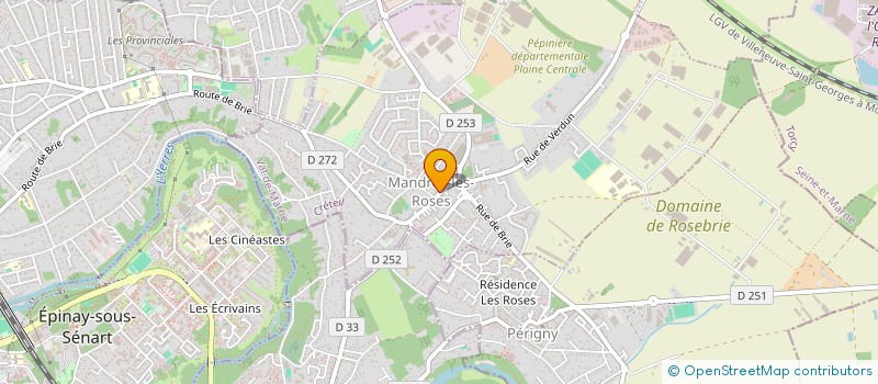 localisation de l'entreprise CTRE COM ACTION SOCIALE DE MANDRE LES RO à MANDRES-LES-ROSES