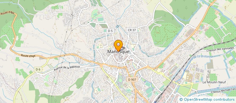 localisation de l'entreprise CTRE COM ACTION SOCIALE DE MANOSQUE à MANOSQUE