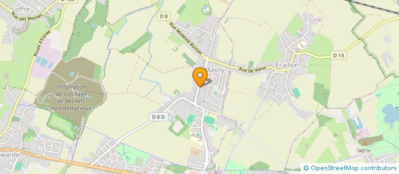 localisation de l'entreprise CTRE COM ACTION SOCIALE DE MASNY  MASNY