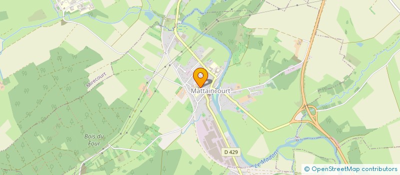 localisation de l'entreprise CTRE COM ACTION SOCIALE DE MATTAINCOURT  MATTAINCOURT