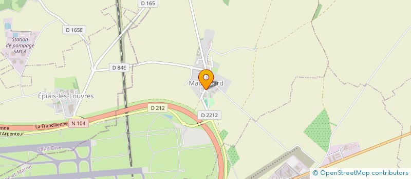 localisation de l'entreprise CTRE COM ACTION SOCIALE DE MAUREGARD  MAUREGARD