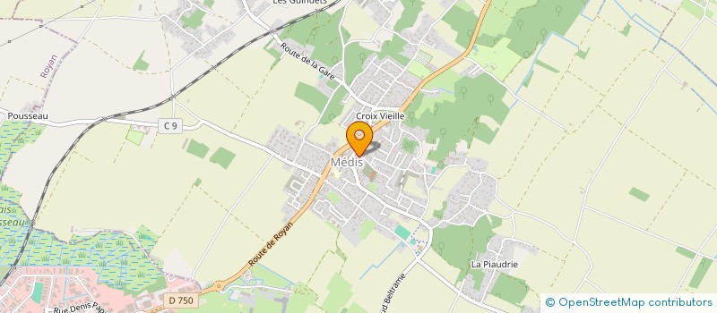 localisation de l'entreprise CTRE COM ACTION SOCIALE DE MEDIS  MEDIS