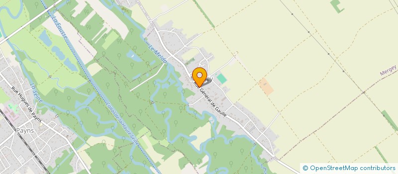 localisation de l'entreprise CTRE COM ACTION SOCIALE DE MERGEY  MERGEY