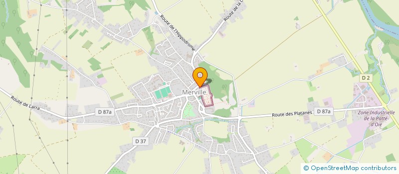 localisation de l'entreprise CTRE COM ACTION SOCIALE DE MERVILLE à MERVILLE