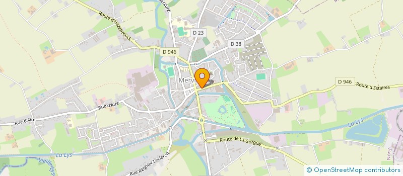 localisation de l'entreprise CTRE COM ACTION SOCIALE DE MERVILLE à MERVILLE