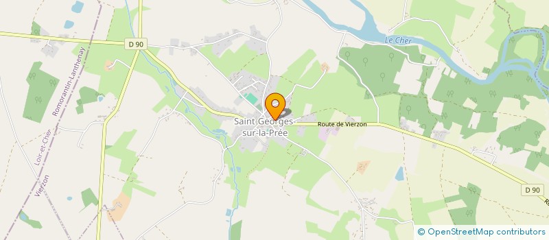 localisation de l'entreprise CTRE COM ACTION SOCIALE DE MERY SUR CHER  MERY-SUR-CHER