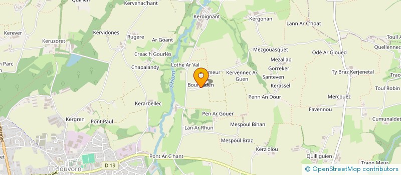 localisation de l'entreprise CTRE COM ACTION SOCIALE DE MESPAUL  MESPAUL