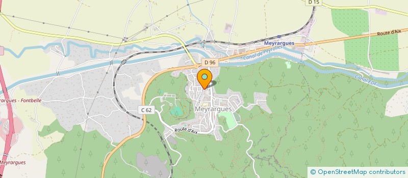 localisation de l'entreprise CTRE COM ACTION SOCIALE DE MEYRARGUES à MEYRARGUES