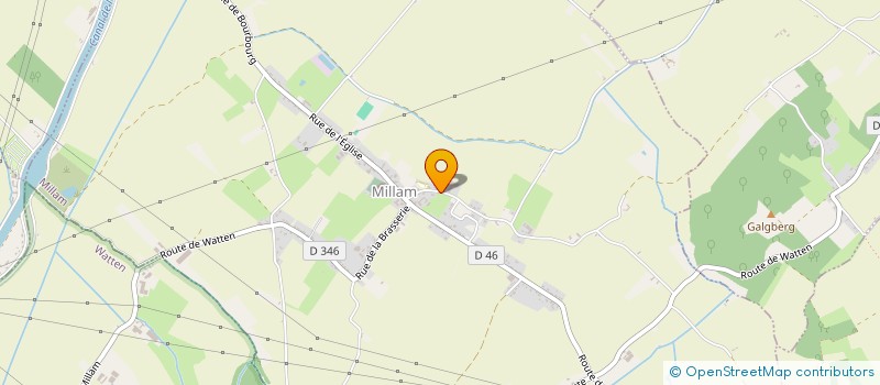 localisation de l'entreprise CTRE COM ACTION SOCIALE DE MILLAM à MILLAM