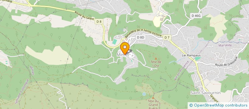 localisation de l'entreprise CTRE COM ACTION SOCIALE DE MIMET à MIMET