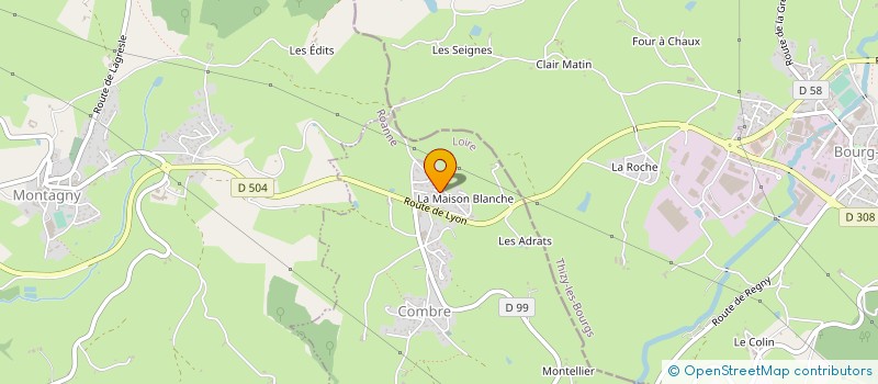 localisation de l'entreprise CTRE COM ACTION SOCIALE DE MONTAGNY à MONTAGNY