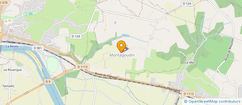 localisation de l'entreprise CTRE COM ACTION SOCIALE DE MONTAGOUDIN  MONTAGOUDIN