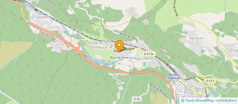 localisation de l'entreprise CTRE COM ACTION SOCIALE DE MONTAILLOU à MONTAILLOU