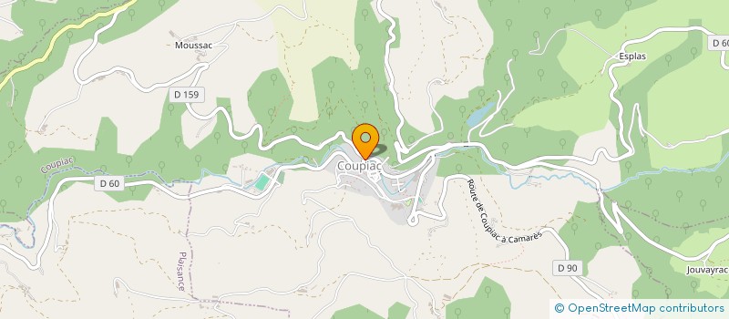 localisation de l'entreprise CTRE COM ACTION SOCIALE DE MONTCLAR à MONTCLAR