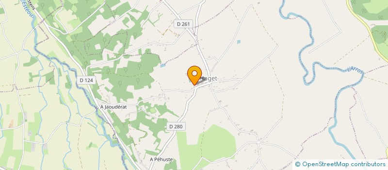 localisation de l'entreprise CTRE COM ACTION SOCIALE DE MONTEGUT ARRO  MONTEGUT-ARROS