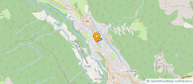 localisation de l'entreprise CTRE COM ACTION SOCIALE DE MONTGENEVRE à MONTGENEVRE