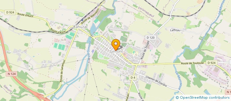 localisation de l'entreprise CTRE COM ACTION SOCIALE DE MONTIRON  MONTIRON